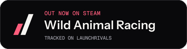 Dark launch badge for Wild Animal Racing