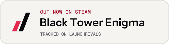 Light launch badge for Black Tower Enigma