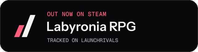 Dark launch badge for Labyronia RPG