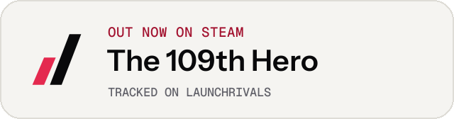 Light launch badge for The 109th Hero