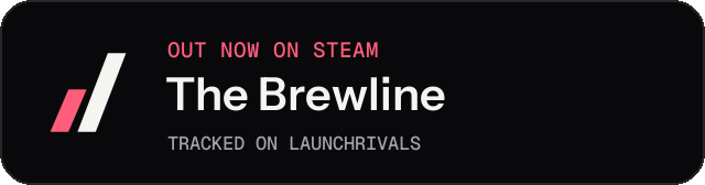 Dark launch badge for The Brewline