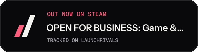 Dark launch badge for OPEN FOR BUSINESS: Game & Movie Store Simulator