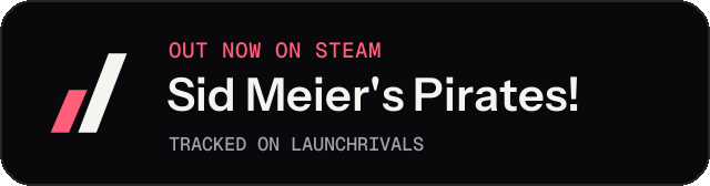 Dark launch badge for Sid Meier's Pirates!