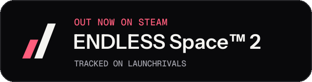 Dark launch badge for ENDLESS Space™ 2