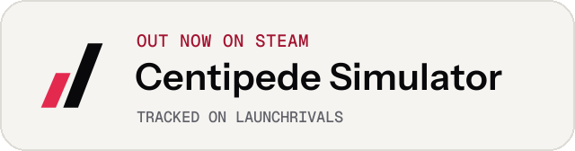 Light launch badge for Centipede Simulator