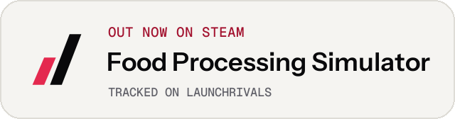 Light launch badge for Food Processing Simulator