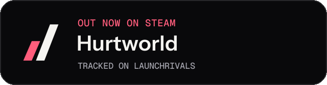 Dark launch badge for Hurtworld