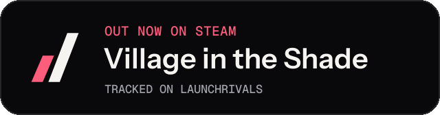 Dark launch badge for Village in the Shade