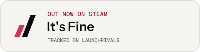 Light launch badge for It's Fine