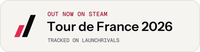 Light launch badge for Tour de France 2026