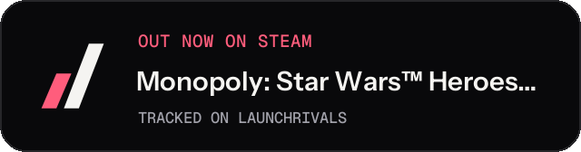 Dark launch badge for Monopoly: Star Wars™ Heroes vs. Villains