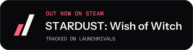 Dark launch badge for STARDUST: Wish of Witch
