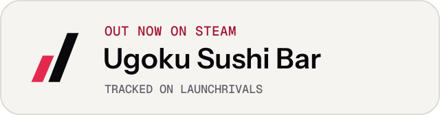 Light launch badge for Ugoku Sushi Bar