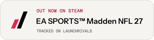 Light launch badge for EA SPORTS™ Madden NFL 27