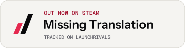 Light launch badge for Missing Translation