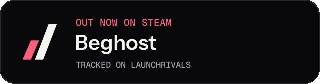 Dark launch badge for Beghost