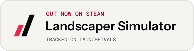 Light launch badge for Landscaper Simulator