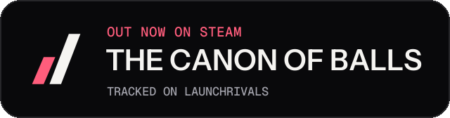 Dark launch badge for THE CANON OF BALLS