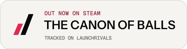 Light launch badge for THE CANON OF BALLS