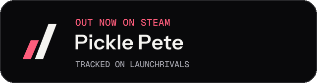 Dark launch badge for Pickle Pete