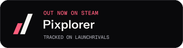 Dark launch badge for Pixplorer
