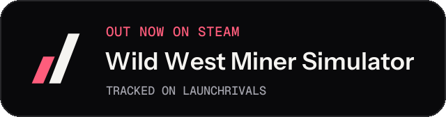 Dark launch badge for Wild West Miner Simulator