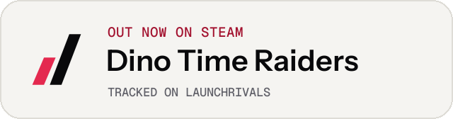 Light launch badge for Dino Time Raiders