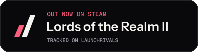 Dark launch badge for Lords of the Realm II