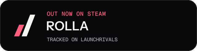 Dark launch badge for ROLLA