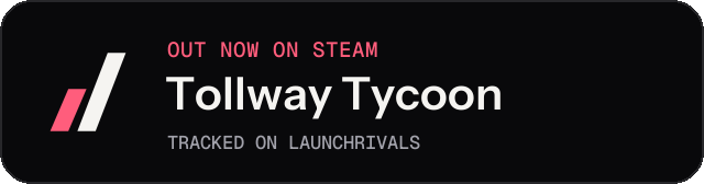 Dark launch badge for Tollway Tycoon