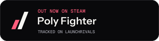 Dark launch badge for Poly Fighter