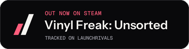 Dark launch badge for Vinyl Freak: Unsorted