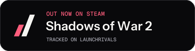 Dark launch badge for Shadows of War 2