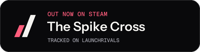 Dark launch badge for The Spike Cross