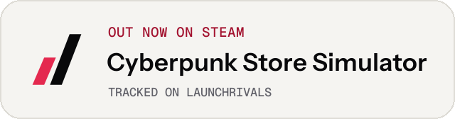 Light launch badge for Cyberpunk Store Simulator