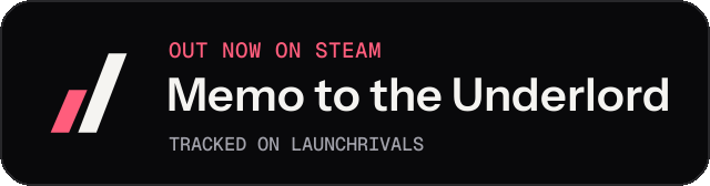 Dark launch badge for Memo to the Underlord