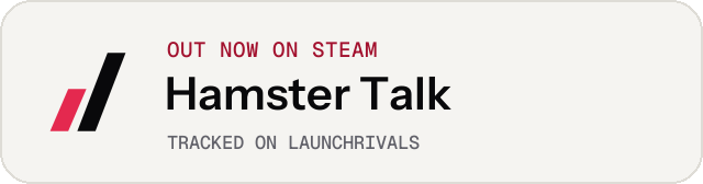 Light launch badge for Hamster Talk