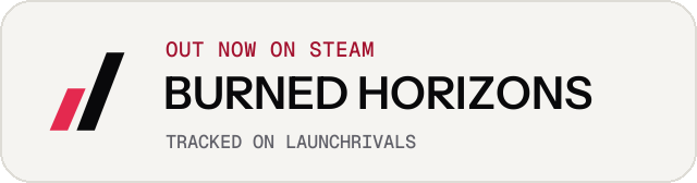 Light launch badge for BURNED HORIZONS
