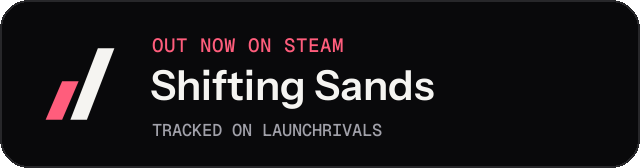 Dark launch badge for Shifting Sands
