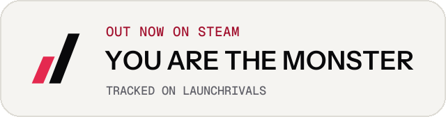 Light launch badge for YOU ARE THE MONSTER