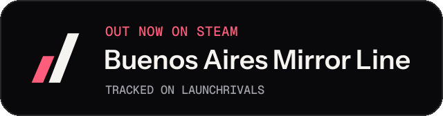 Dark launch badge for Buenos Aires Mirror Line