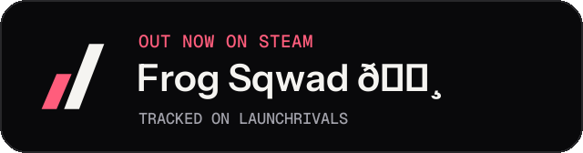 Dark launch badge for Frog Sqwad 🐸