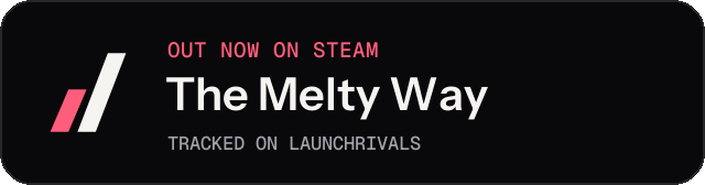 Dark launch badge for The Melty Way