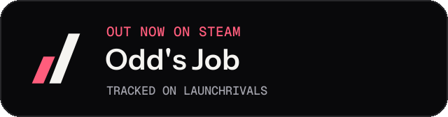 Dark launch badge for Odd's Job