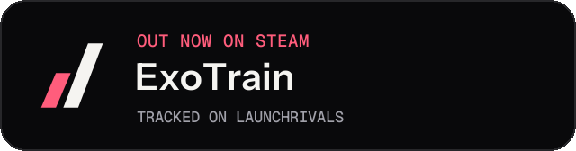 Dark launch badge for ExoTrain