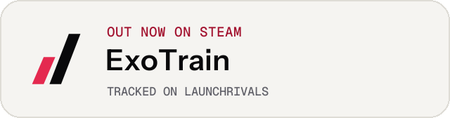 Light launch badge for ExoTrain