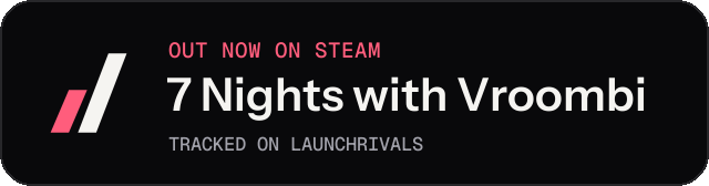 Dark launch badge for 7 Nights with Vroombi