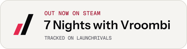 Light launch badge for 7 Nights with Vroombi