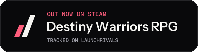 Dark launch badge for Destiny Warriors RPG