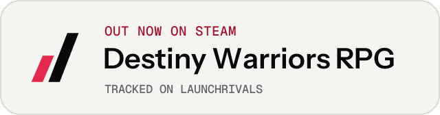 Light launch badge for Destiny Warriors RPG